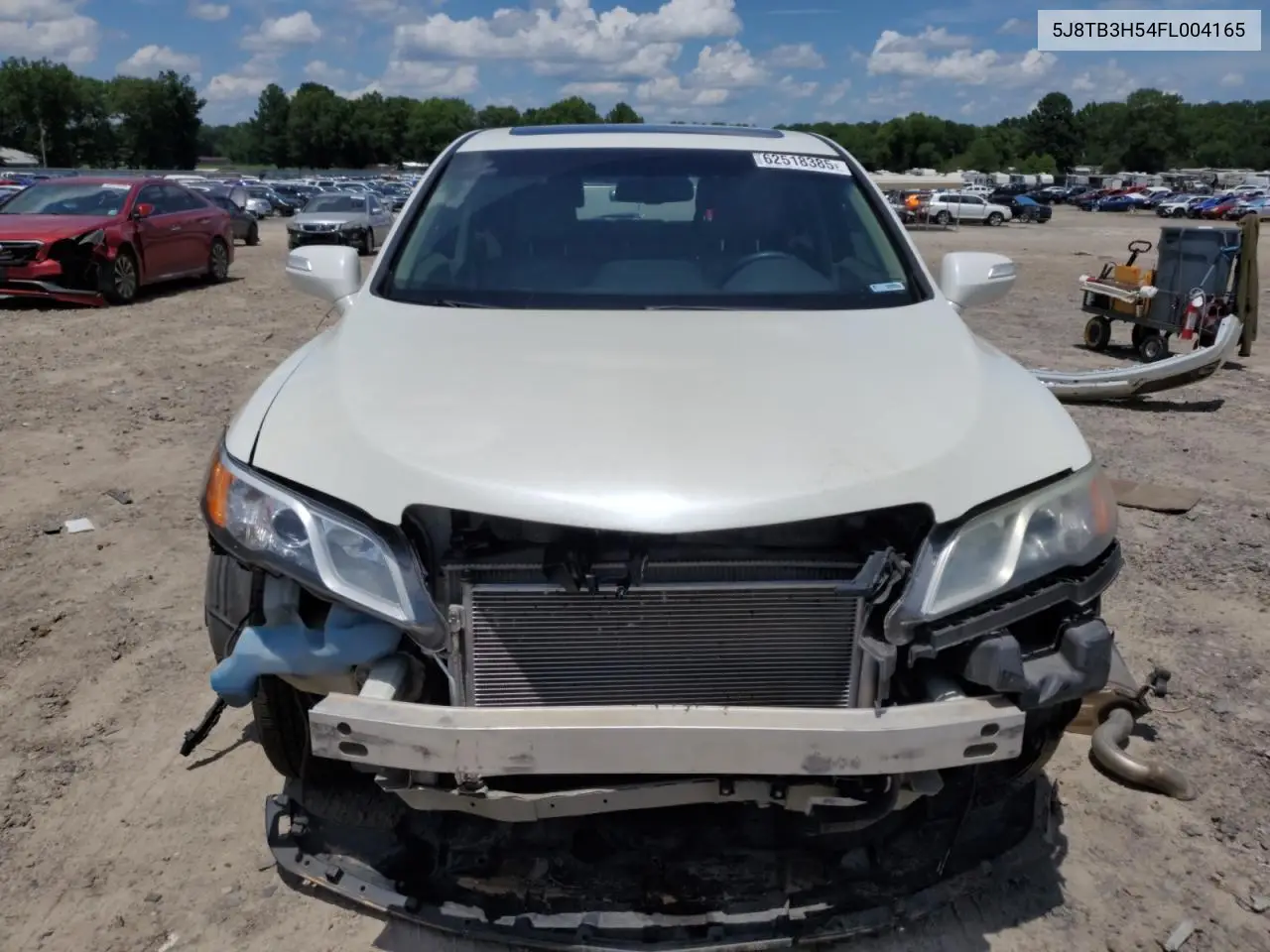 2015 Acura Rdx Technology VIN: 5J8TB3H54FL004165 Lot: 62518385