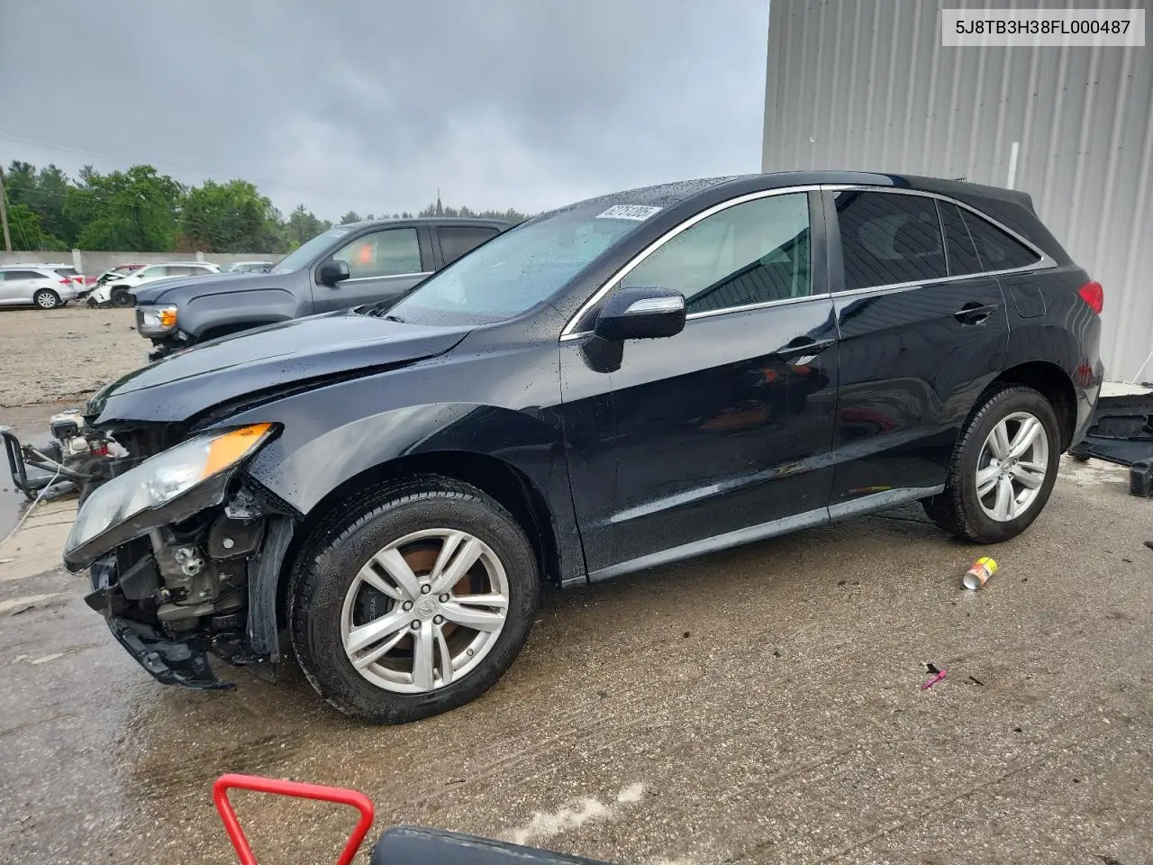 2015 Acura Rdx VIN: 5J8TB3H38FL000487 Lot: 62751205