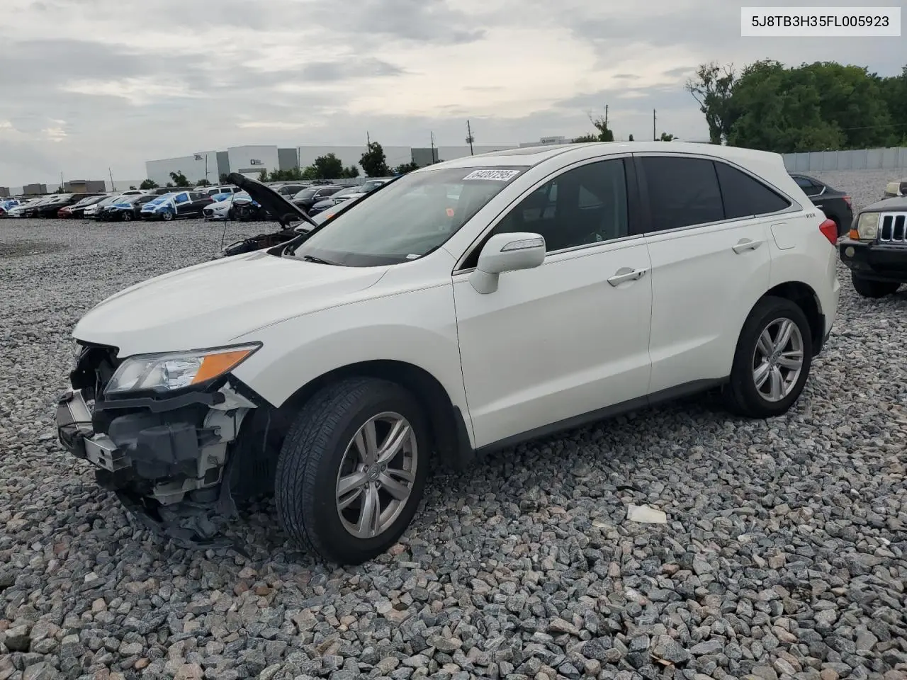 2015 Acura Rdx VIN: 5J8TB3H35FL005923 Lot: 64287295
