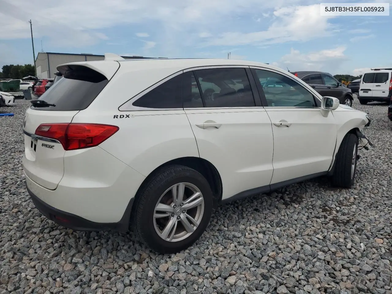 2015 Acura Rdx VIN: 5J8TB3H35FL005923 Lot: 64287295