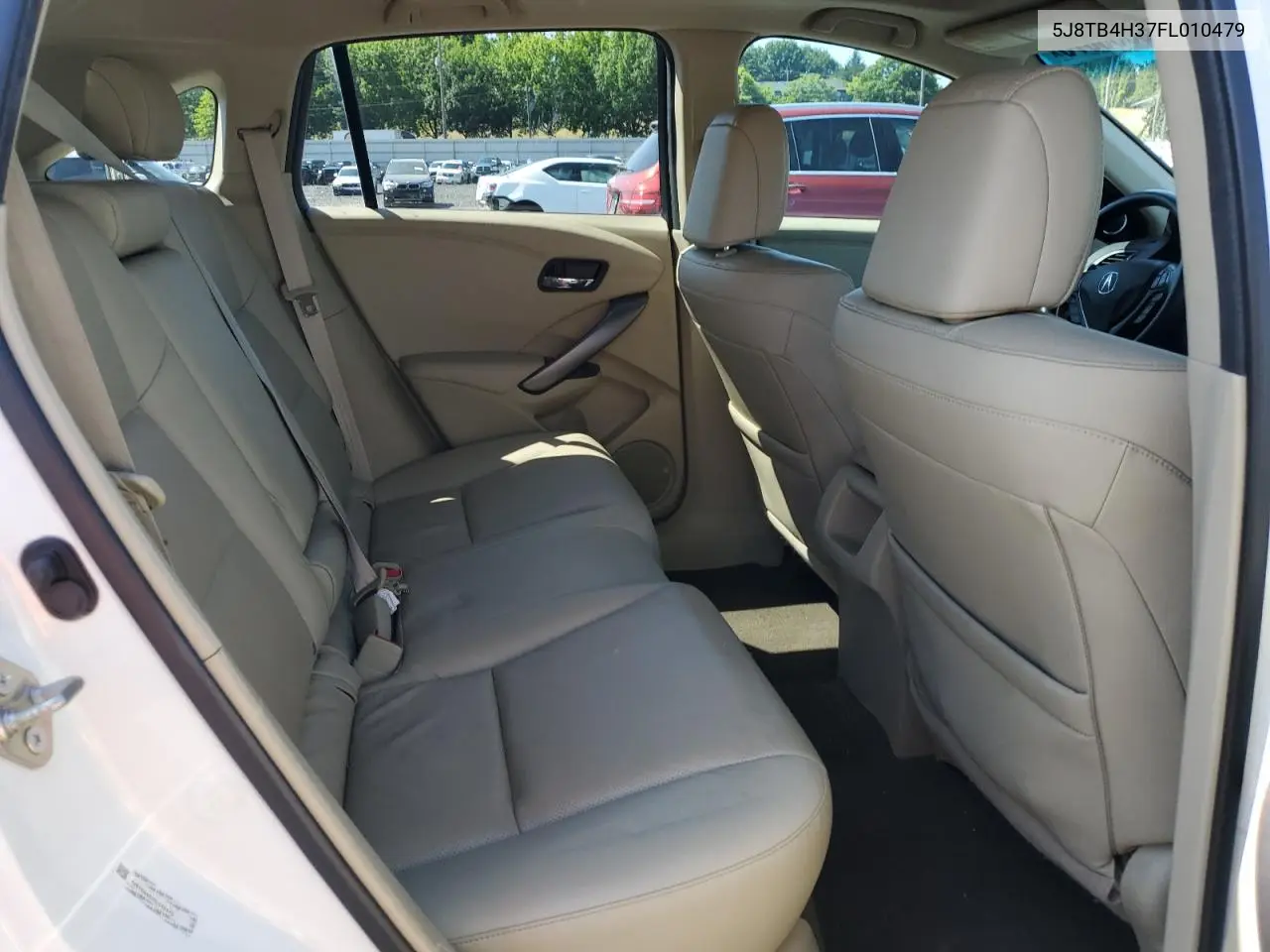 2015 Acura Rdx VIN: 5J8TB4H37FL010479 Lot: 65036875