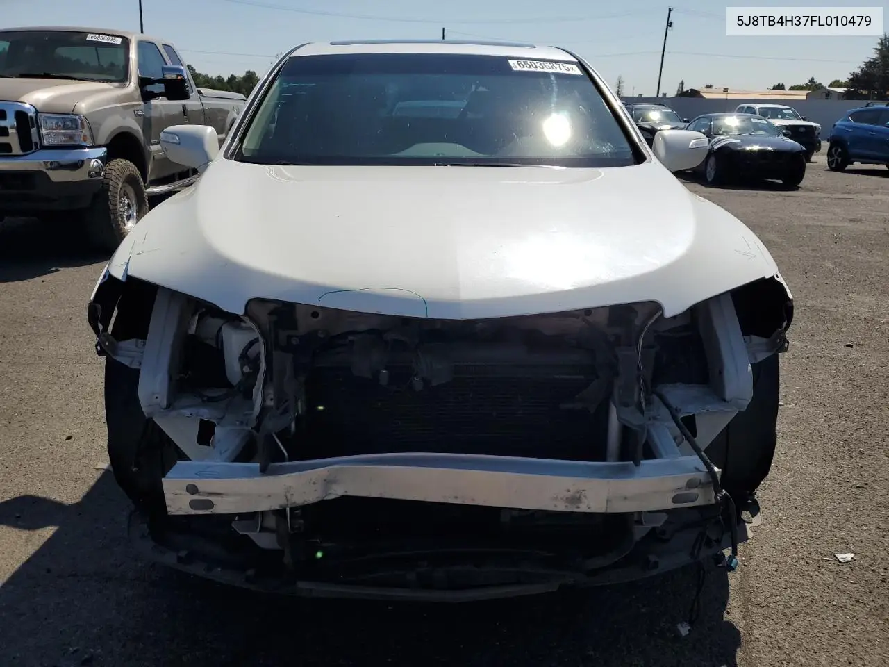 2015 Acura Rdx VIN: 5J8TB4H37FL010479 Lot: 65036875