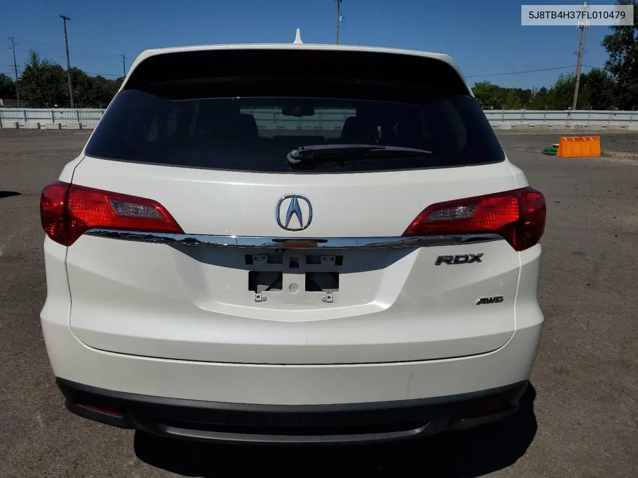 2015 Acura Rdx VIN: 5J8TB4H37FL010479 Lot: 65036875