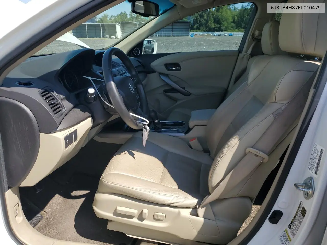 2015 Acura Rdx VIN: 5J8TB4H37FL010479 Lot: 65036875