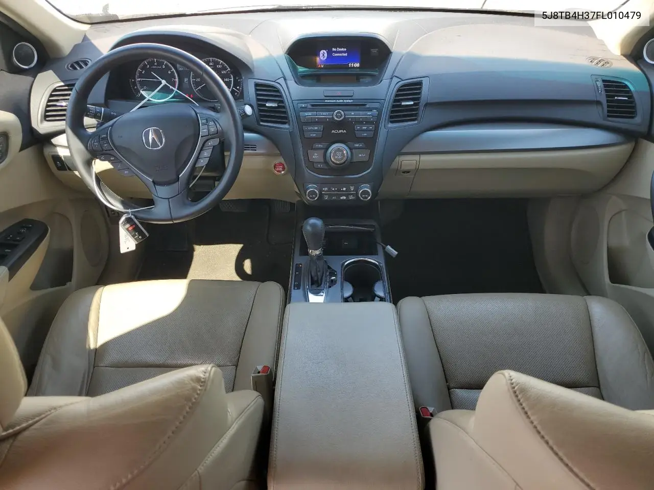 2015 Acura Rdx VIN: 5J8TB4H37FL010479 Lot: 65036875