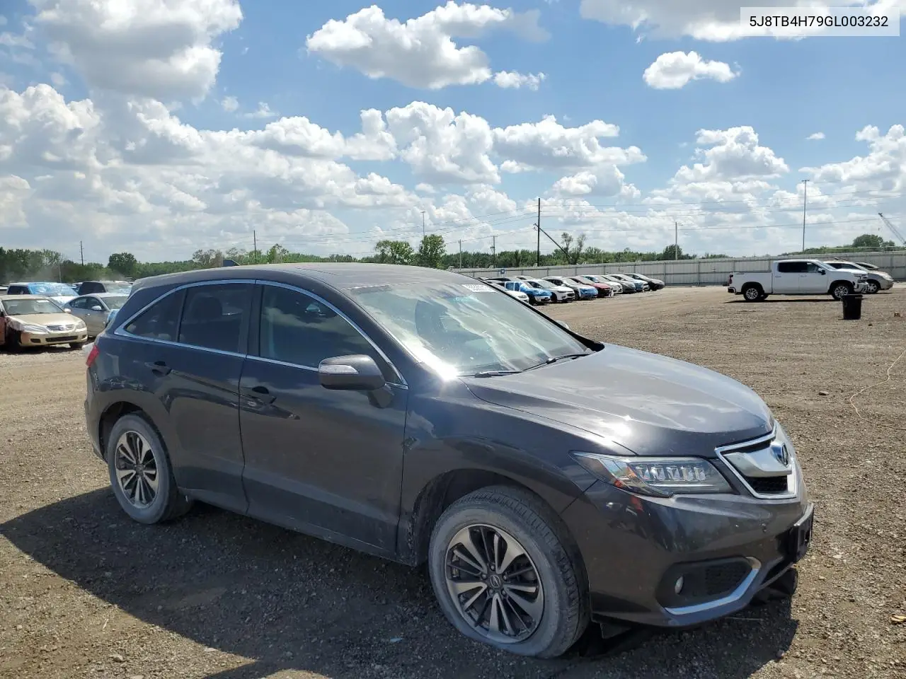 2016 Acura Rdx Advance VIN: 5J8TB4H79GL003232 Lot: 55590015