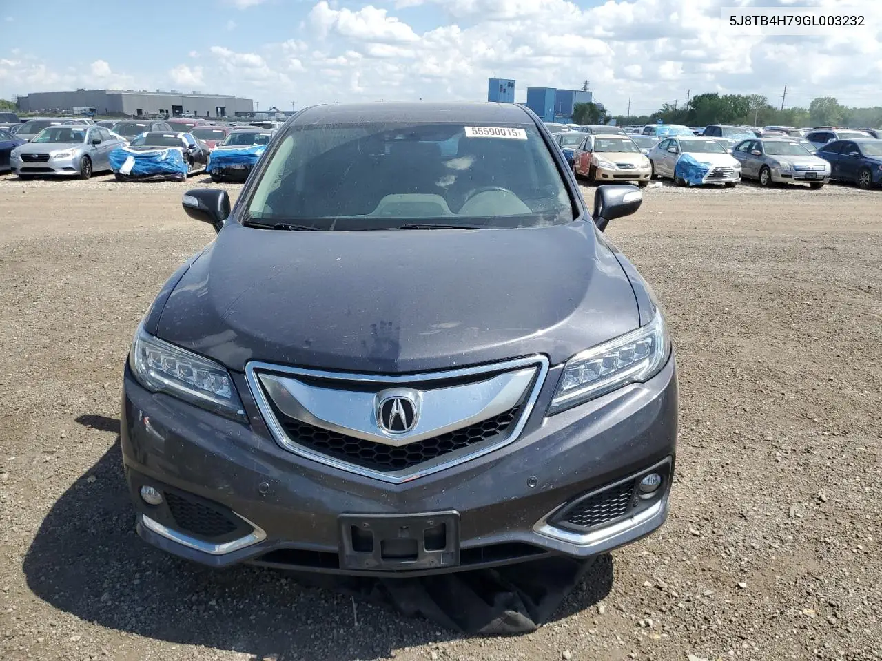 2016 Acura Rdx Advance VIN: 5J8TB4H79GL003232 Lot: 55590015