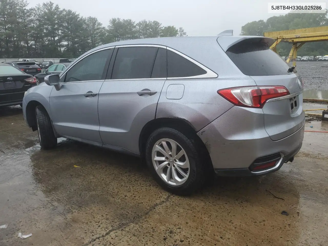 2016 Acura Rdx VIN: 5J8TB4H33GL025286 Lot: 57047025