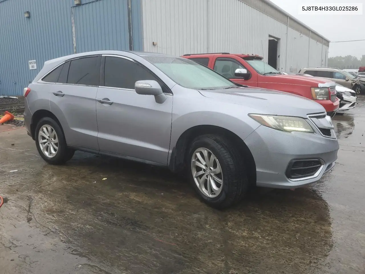 2016 Acura Rdx VIN: 5J8TB4H33GL025286 Lot: 57047025
