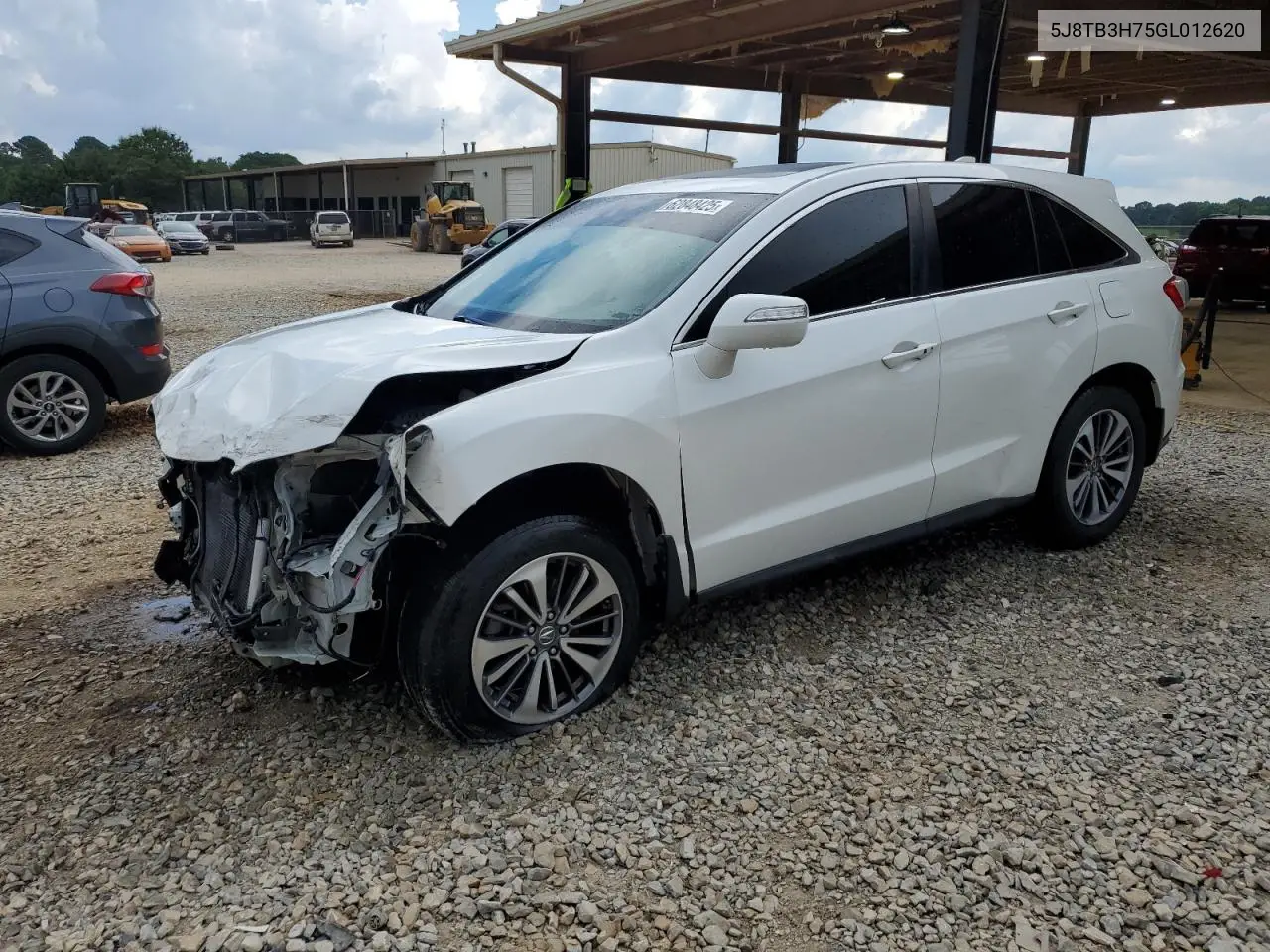 2016 Acura Rdx Advance VIN: 5J8TB3H75GL012620 Lot: 62848425