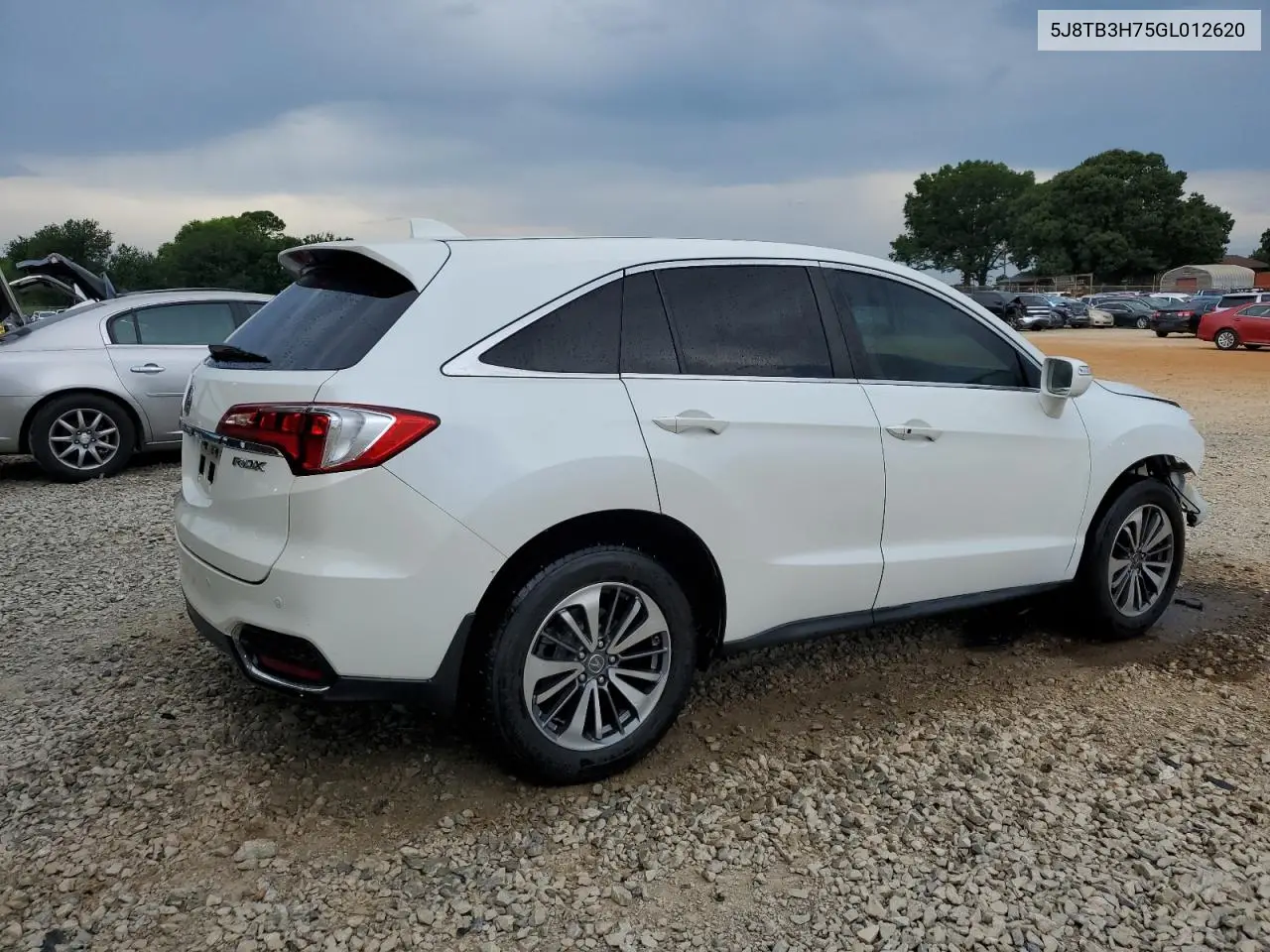 2016 Acura Rdx Advance VIN: 5J8TB3H75GL012620 Lot: 62848425