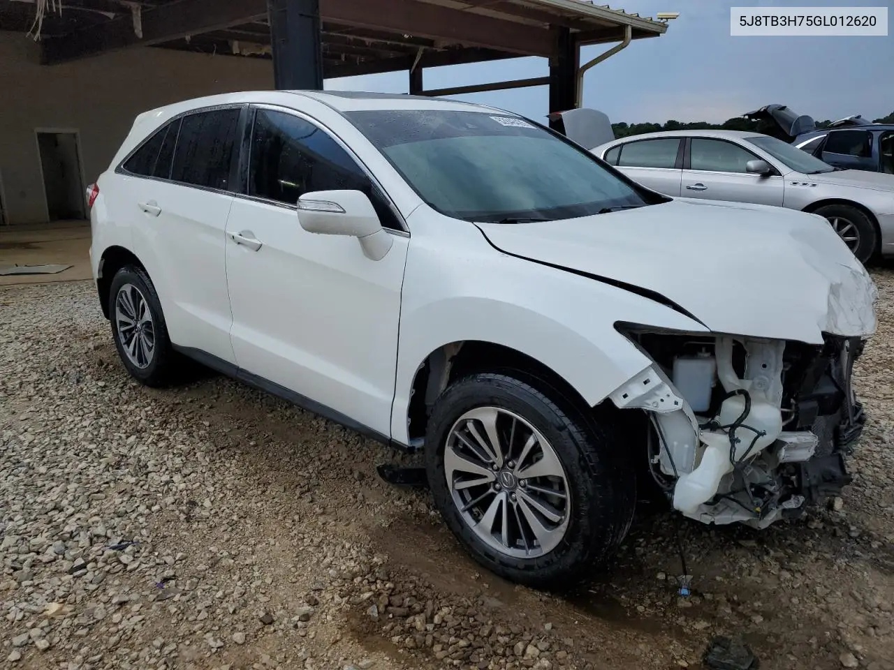 2016 Acura Rdx Advance VIN: 5J8TB3H75GL012620 Lot: 62848425