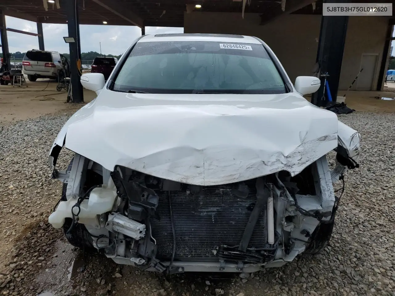 2016 Acura Rdx Advance VIN: 5J8TB3H75GL012620 Lot: 62848425