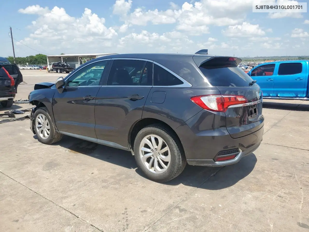 2016 Acura Rdx VIN: 5J8TB4H31GL001701 Lot: 64387515
