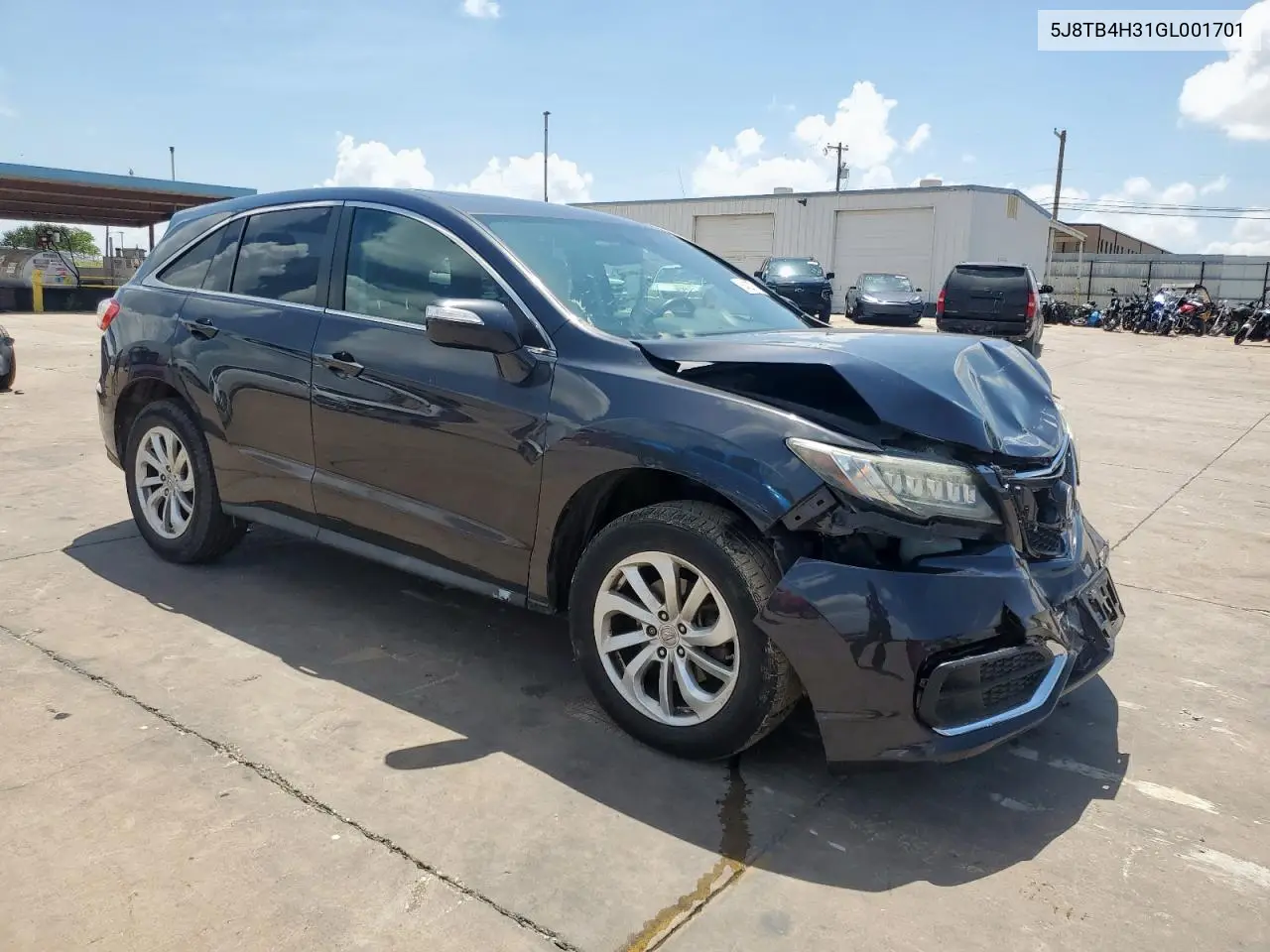 2016 Acura Rdx VIN: 5J8TB4H31GL001701 Lot: 64387515