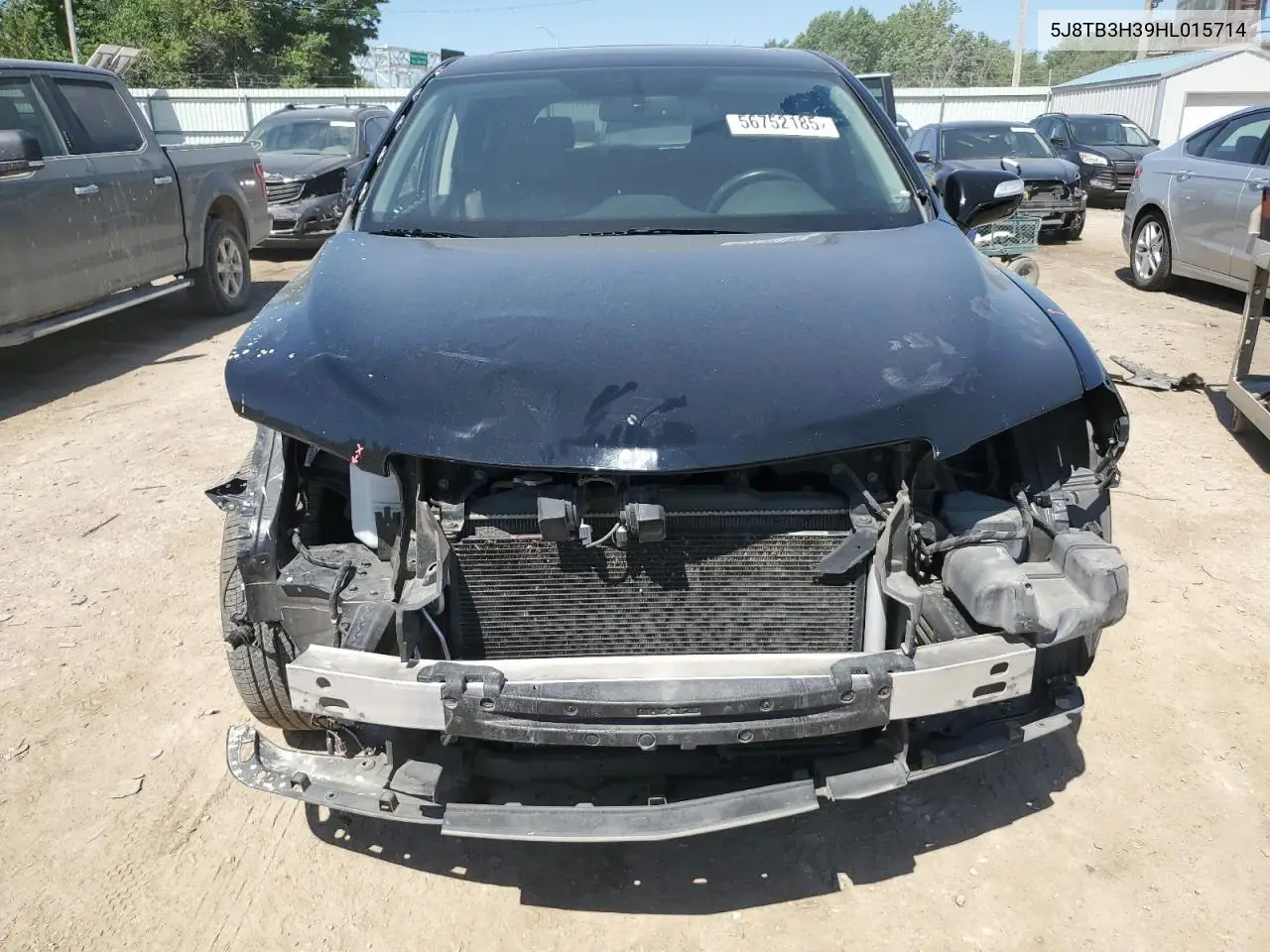 2017 Acura Rdx VIN: 5J8TB3H39HL015714 Lot: 56752185