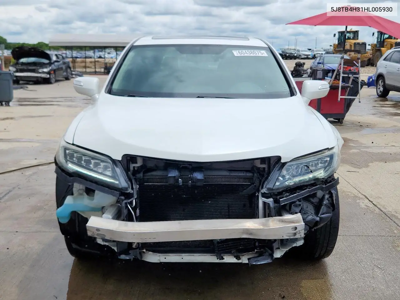 2017 Acura Rdx VIN: 5J8TB4H31HL005930 Lot: 60438075