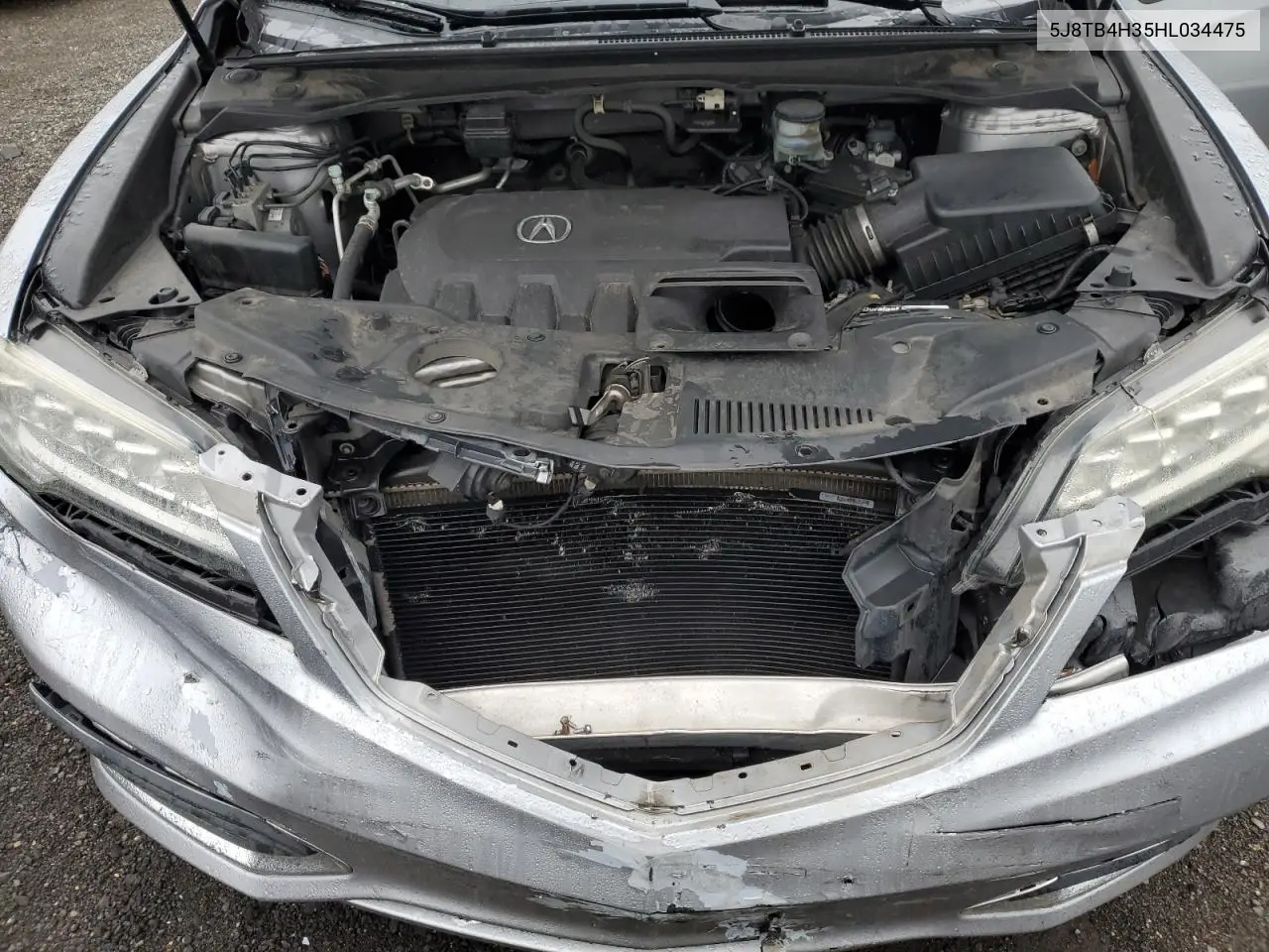 2017 Acura Rdx VIN: 5J8TB4H35HL034475 Lot: 61643925