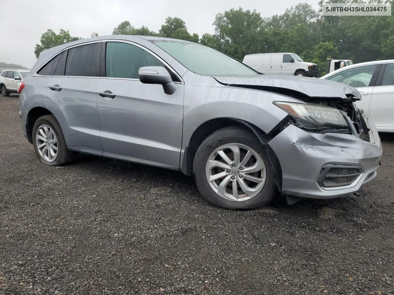2017 Acura Rdx VIN: 5J8TB4H35HL034475 Lot: 61643925