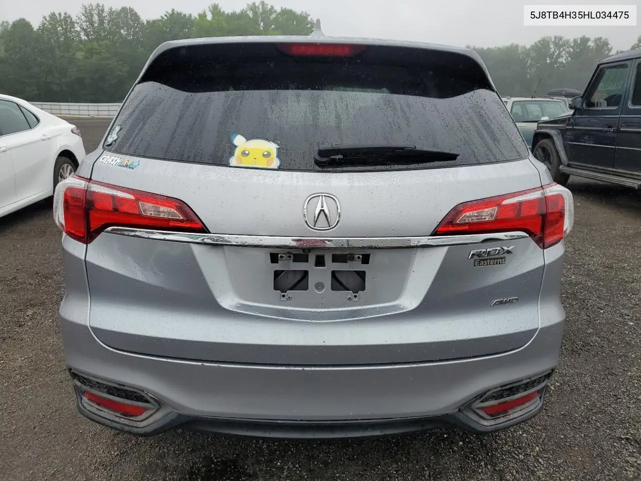2017 Acura Rdx VIN: 5J8TB4H35HL034475 Lot: 61643925