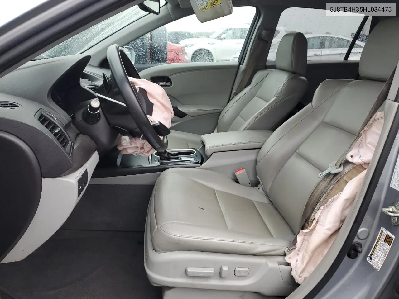 2017 Acura Rdx VIN: 5J8TB4H35HL034475 Lot: 61643925