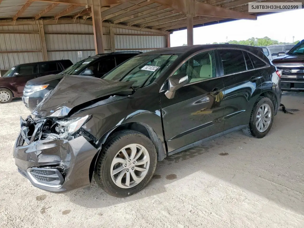 2017 Acura Rdx VIN: 5J8TB3H33HL002599 Lot: 62182825