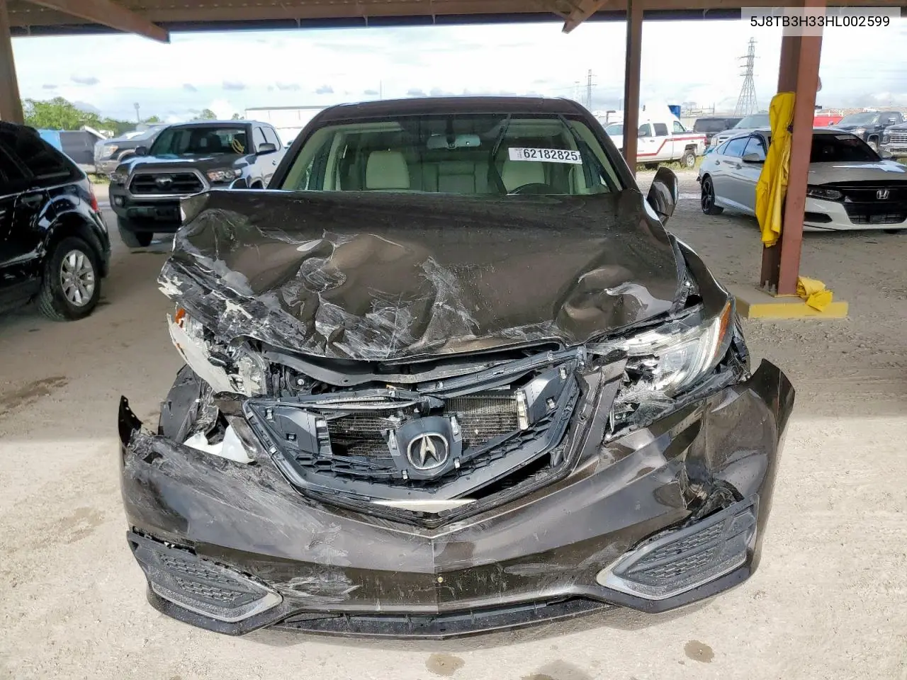 2017 Acura Rdx VIN: 5J8TB3H33HL002599 Lot: 62182825