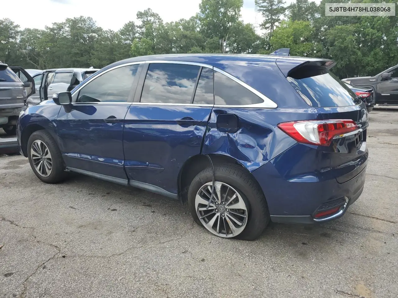 2017 Acura Rdx Advance VIN: 5J8TB4H78HL038068 Lot: 62412655