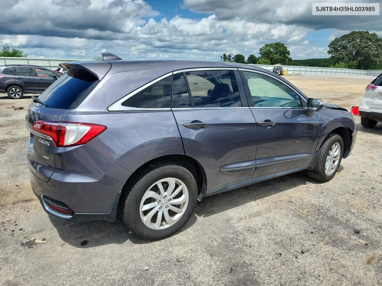 2017 Acura Rdx VIN: 5J8TB4H35HL003985 Lot: 62500005