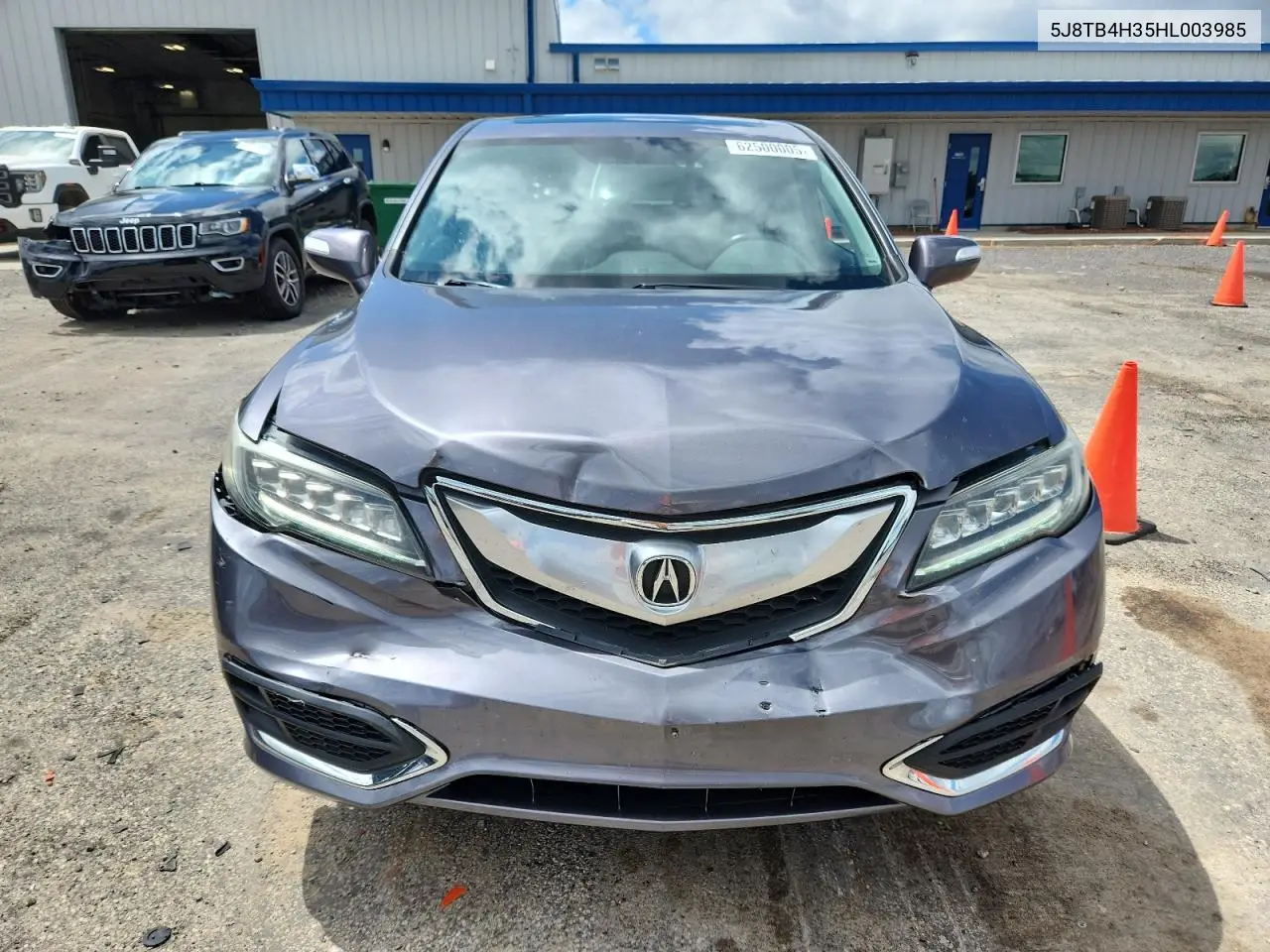 2017 Acura Rdx VIN: 5J8TB4H35HL003985 Lot: 62500005