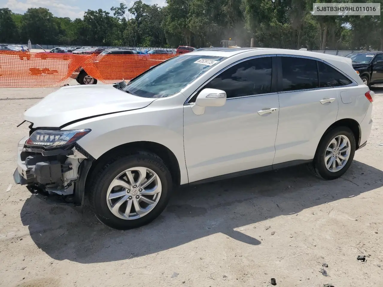 2017 Acura Rdx VIN: 5J8TB3H39HL011016 Lot: 62529775
