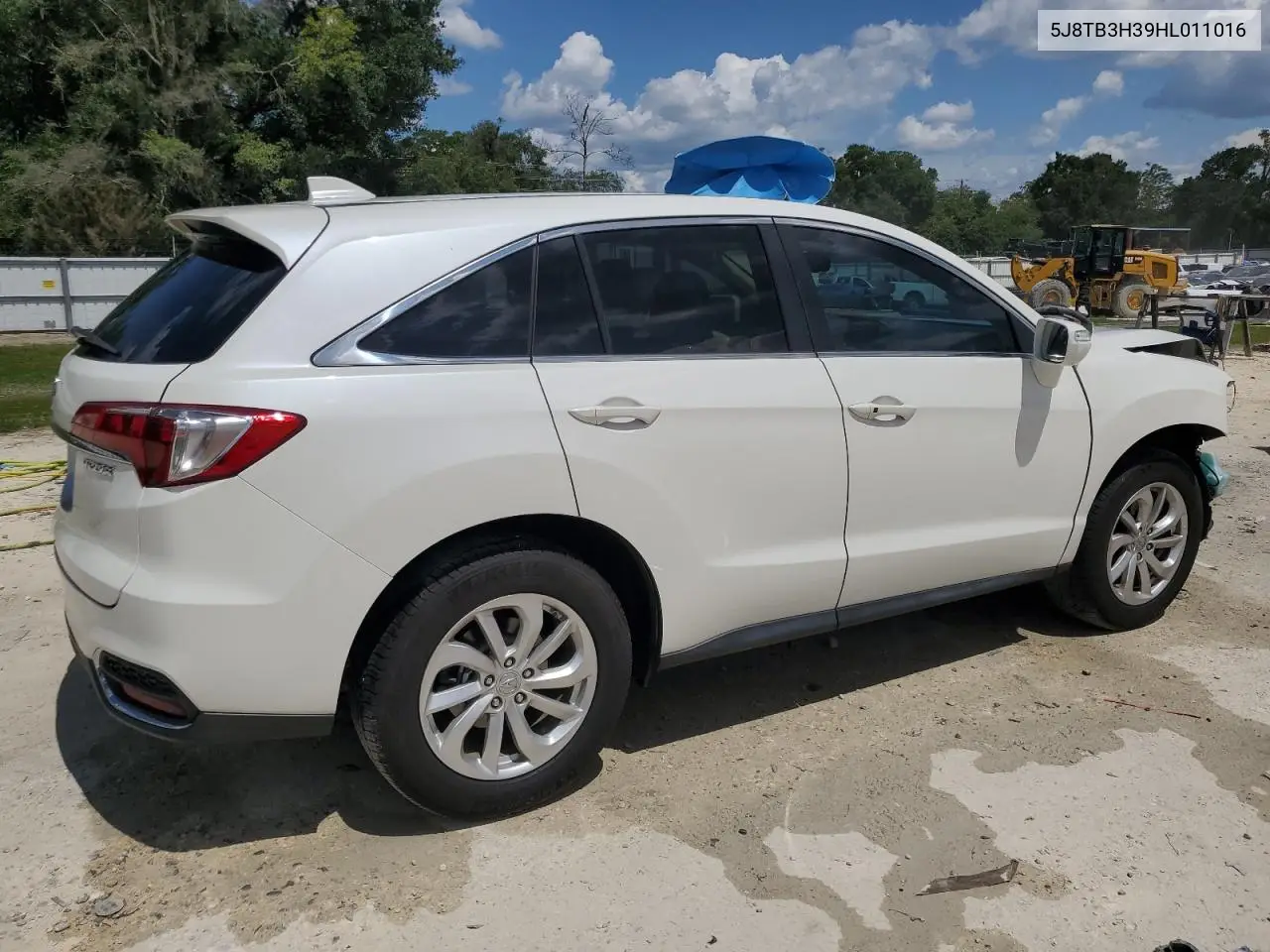 2017 Acura Rdx VIN: 5J8TB3H39HL011016 Lot: 62529775