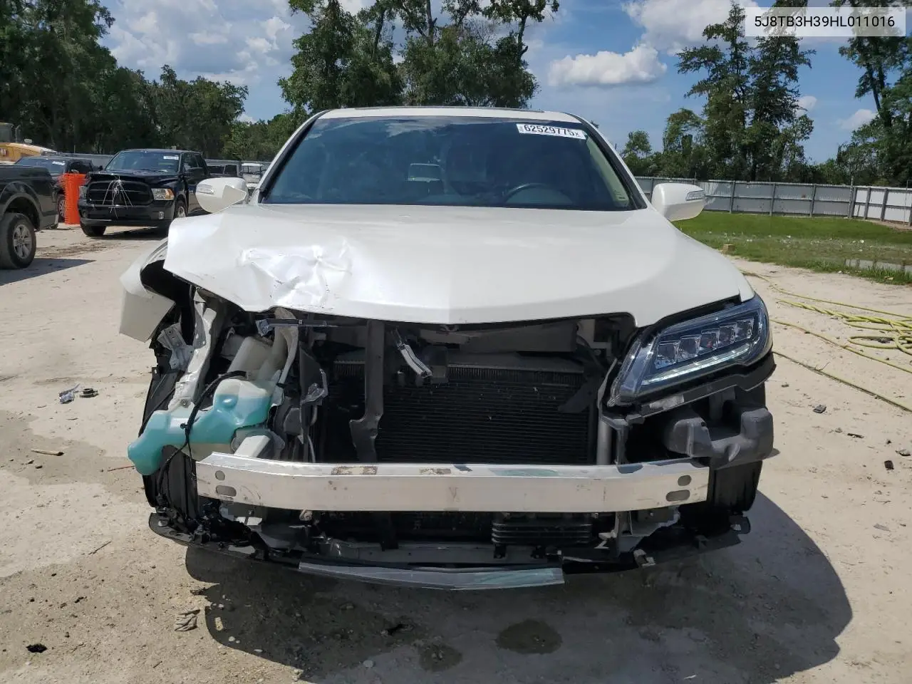 2017 Acura Rdx VIN: 5J8TB3H39HL011016 Lot: 62529775