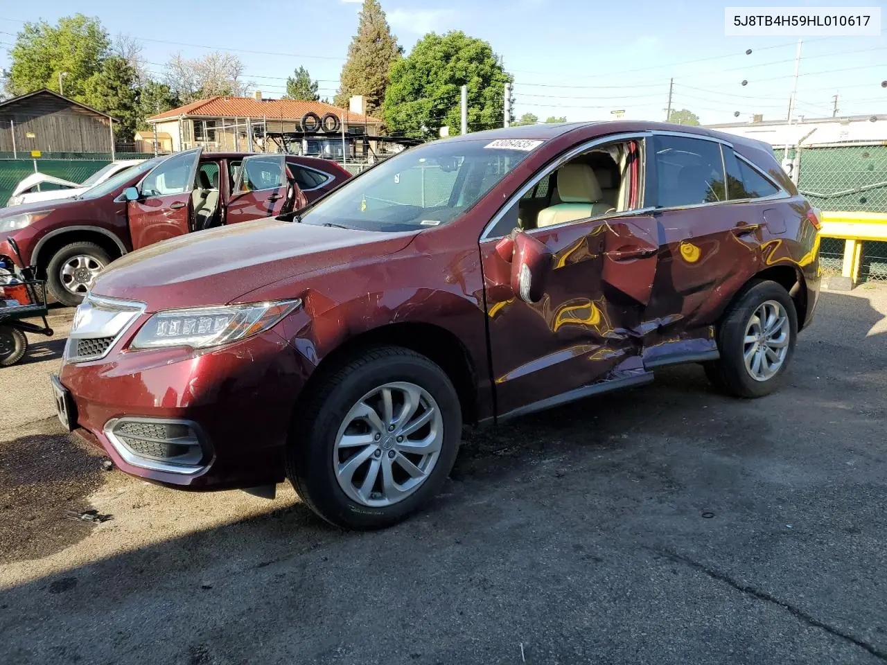 2017 Acura Rdx Technology VIN: 5J8TB4H59HL010617 Lot: 63064635
