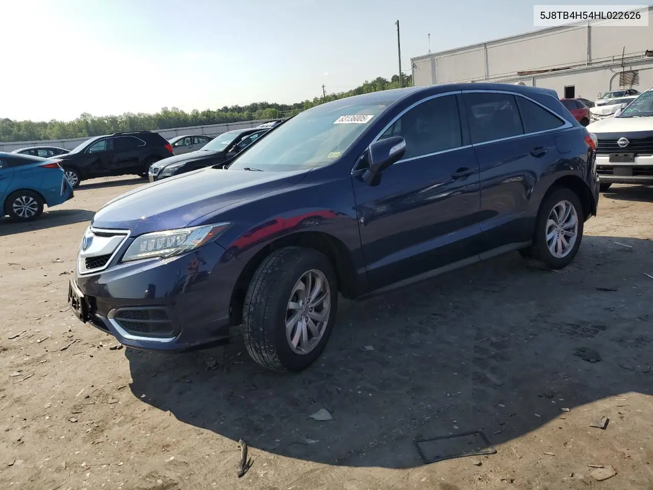 2017 Acura Rdx Technology VIN: 5J8TB4H54HL022626 Lot: 63136005