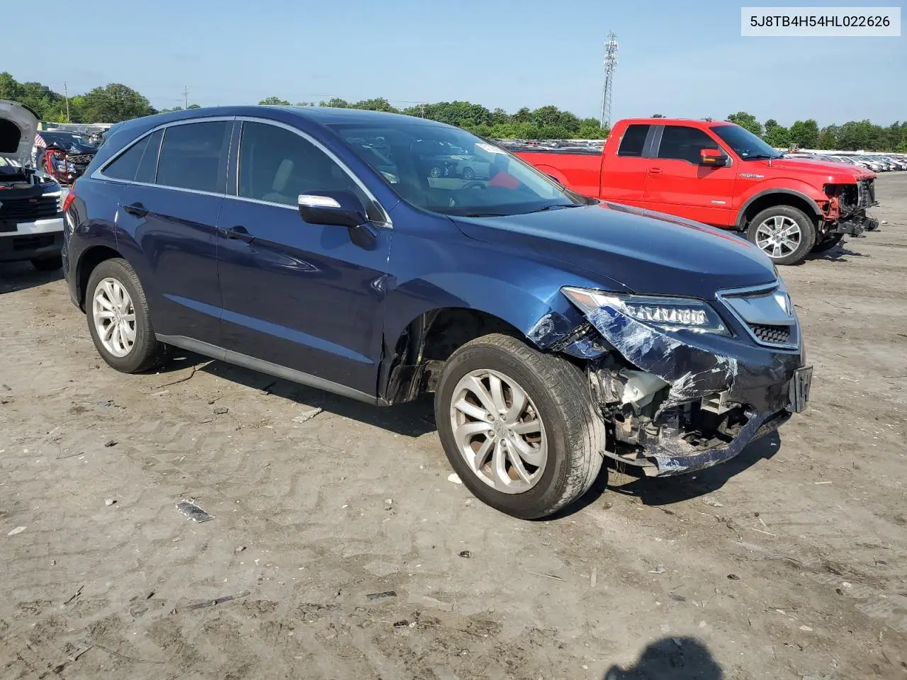 2017 Acura Rdx Technology VIN: 5J8TB4H54HL022626 Lot: 63136005
