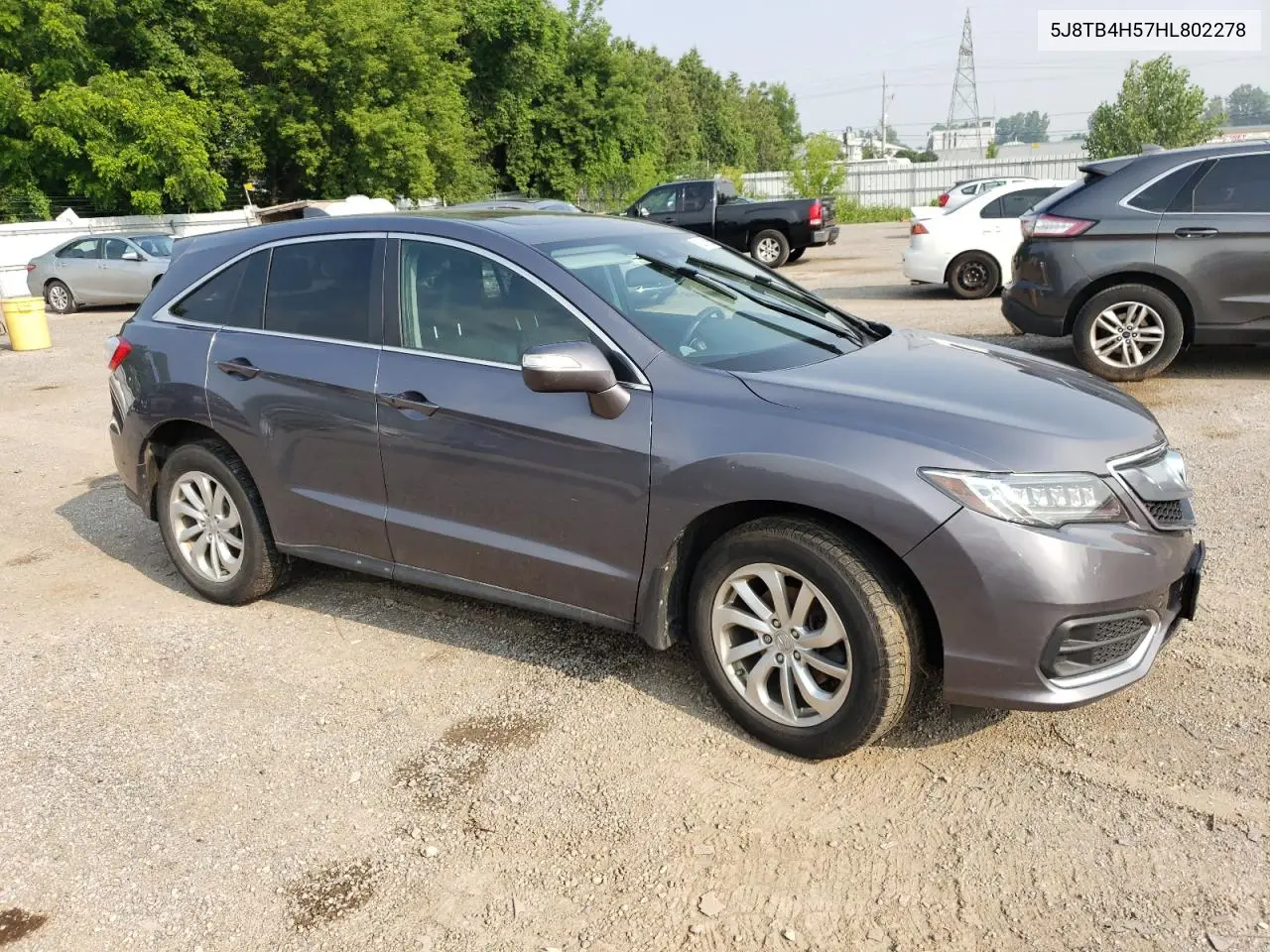 2017 Acura Rdx Technology VIN: 5J8TB4H57HL802278 Lot: 63251095
