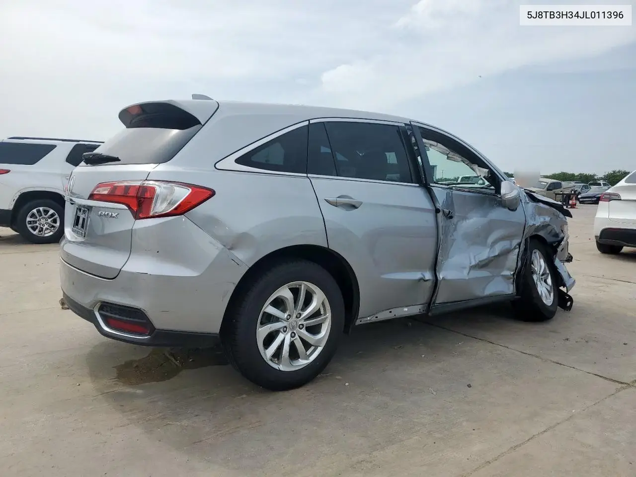 2018 Acura Rdx VIN: 5J8TB3H34JL011396 Lot: 56889575