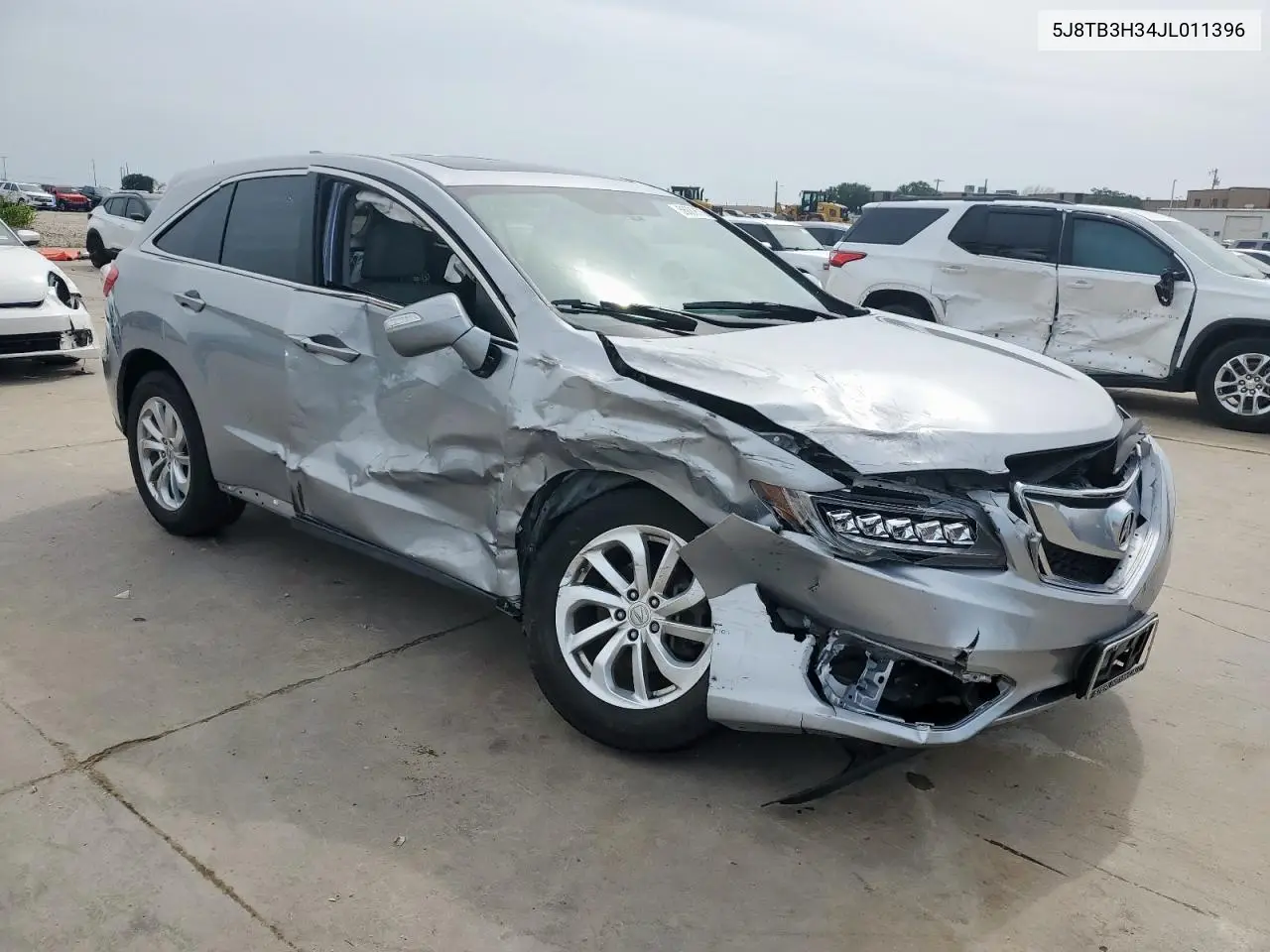 2018 Acura Rdx VIN: 5J8TB3H34JL011396 Lot: 56889575