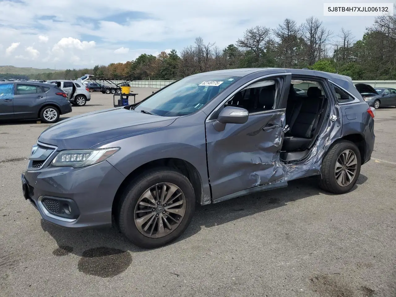 2018 Acura Rdx Advance VIN: 5J8TB4H7XJL006132 Lot: 62149175