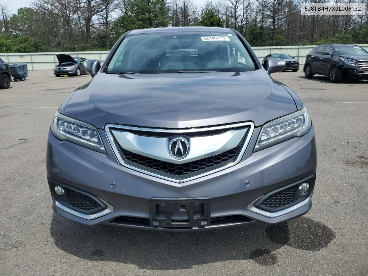 2018 Acura Rdx Advance VIN: 5J8TB4H7XJL006132 Lot: 62149175