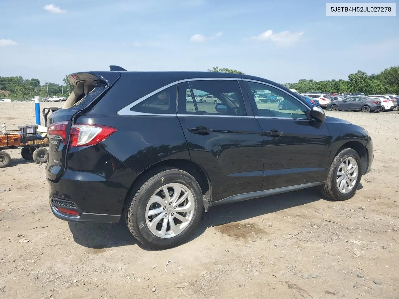 2018 Acura Rdx Technology VIN: 5J8TB4H52JL027278 Lot: 62238565