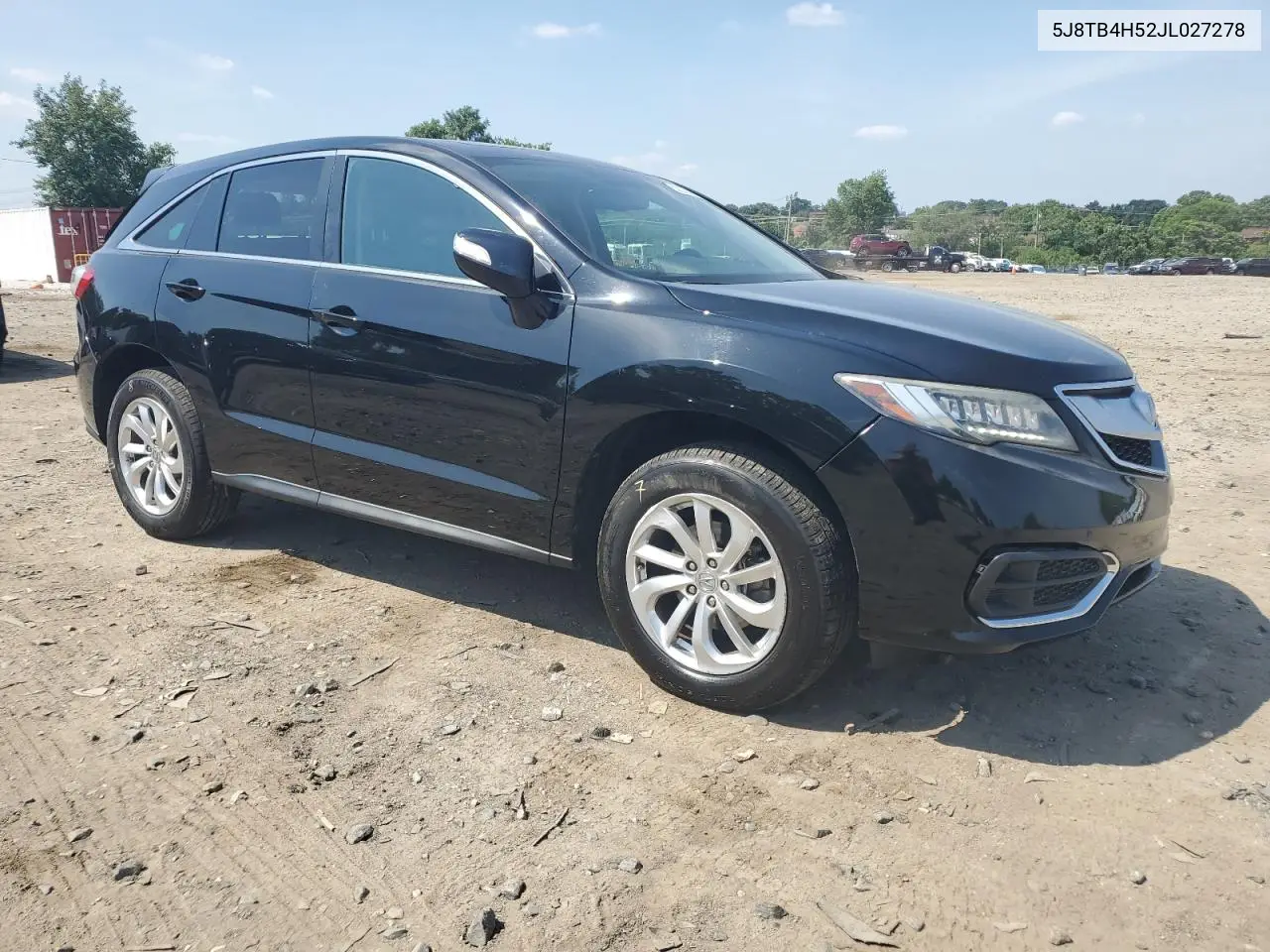 2018 Acura Rdx Technology VIN: 5J8TB4H52JL027278 Lot: 62238565