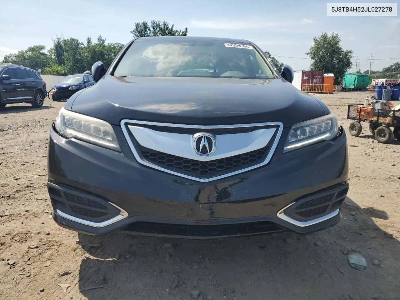 2018 Acura Rdx Technology VIN: 5J8TB4H52JL027278 Lot: 62238565
