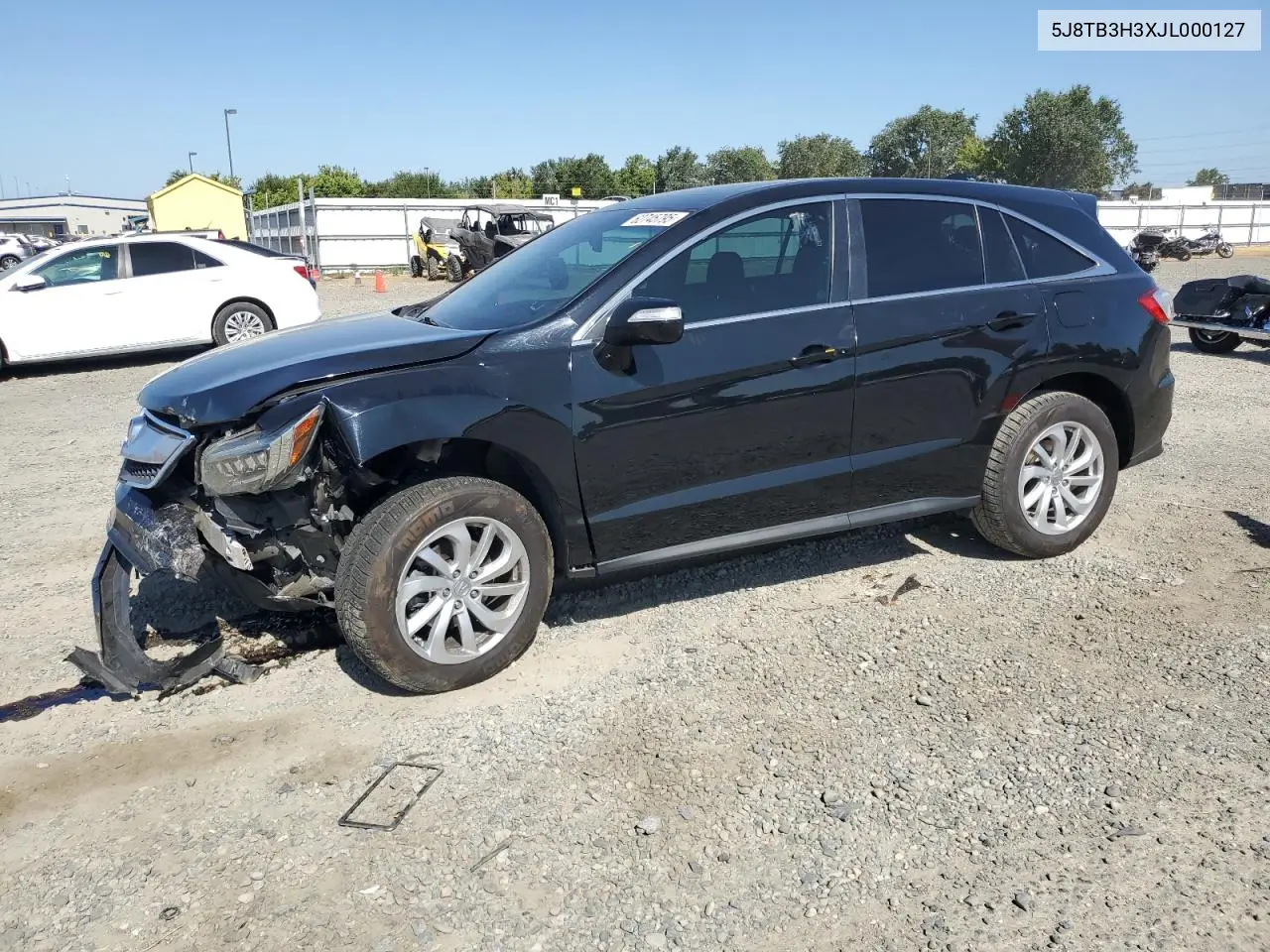 2018 Acura Rdx VIN: 5J8TB3H3XJL000127 Lot: 62745795