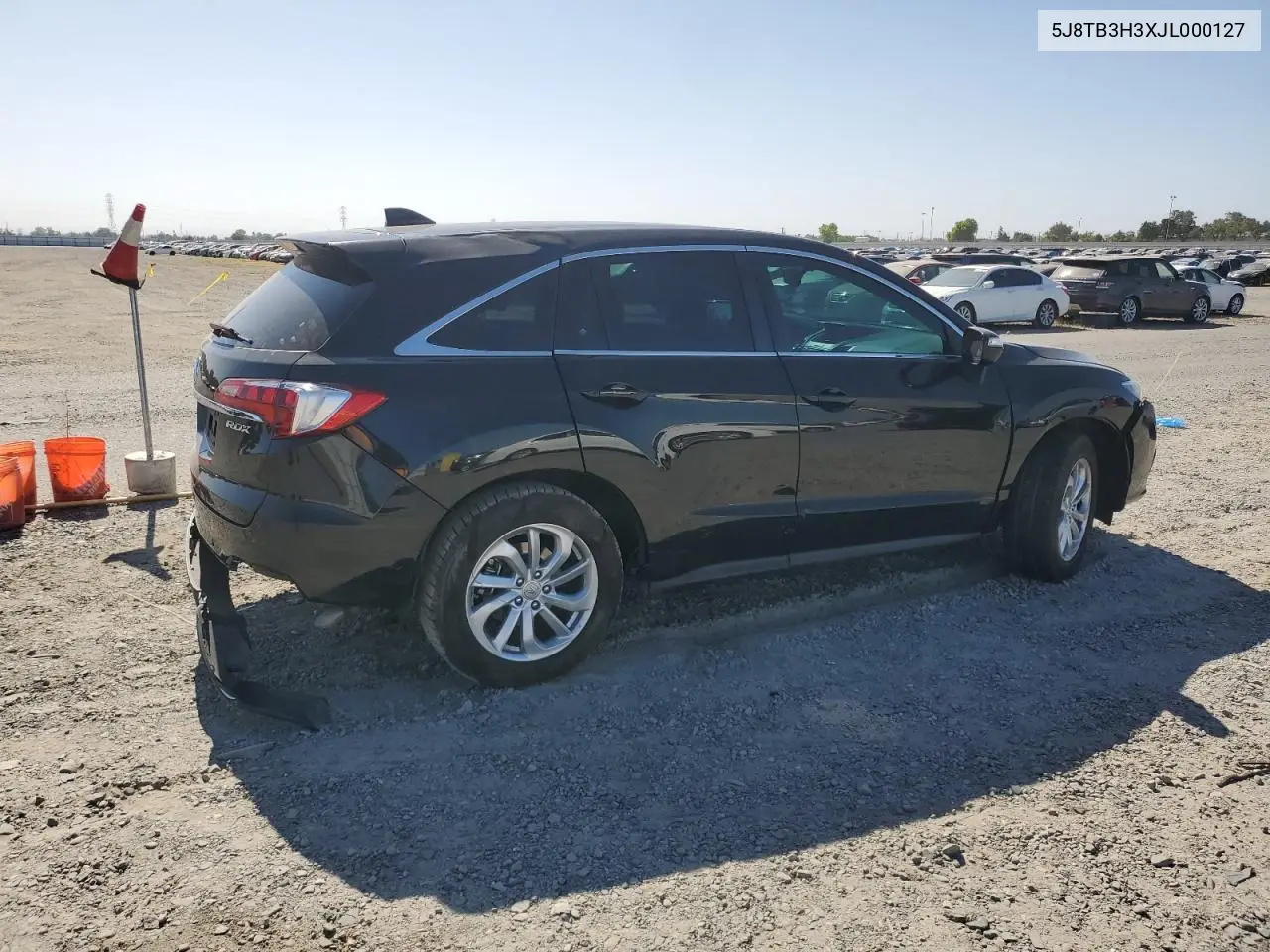 2018 Acura Rdx VIN: 5J8TB3H3XJL000127 Lot: 62745795