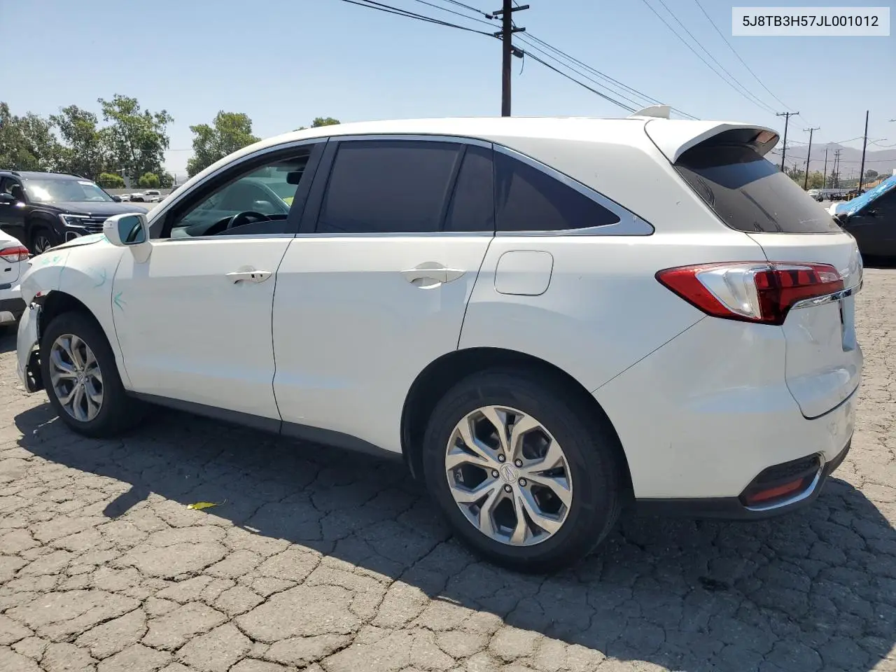 2018 Acura Rdx Technology VIN: 5J8TB3H57JL001012 Lot: 62787875