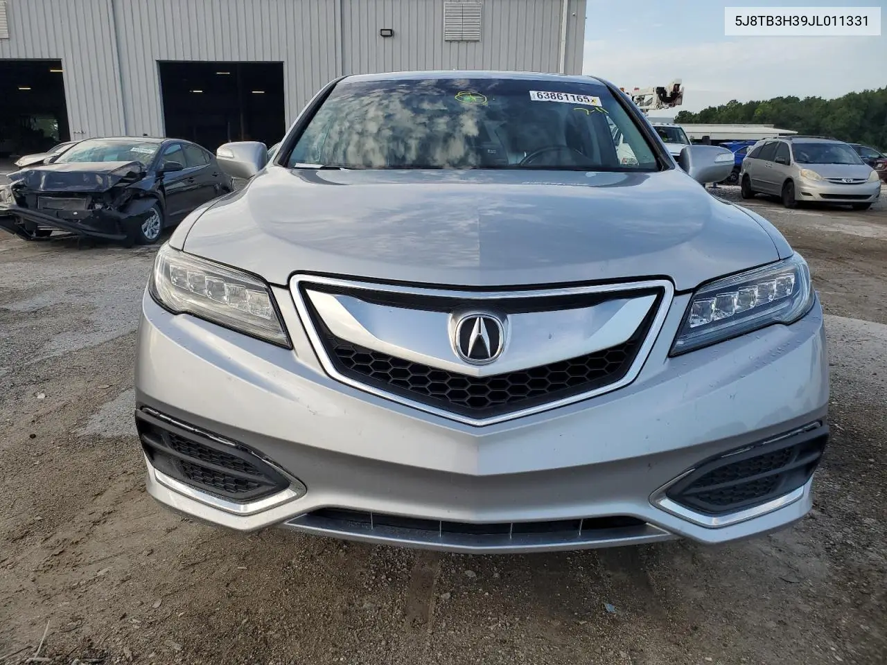 2018 Acura Rdx VIN: 5J8TB3H39JL011331 Lot: 63861165