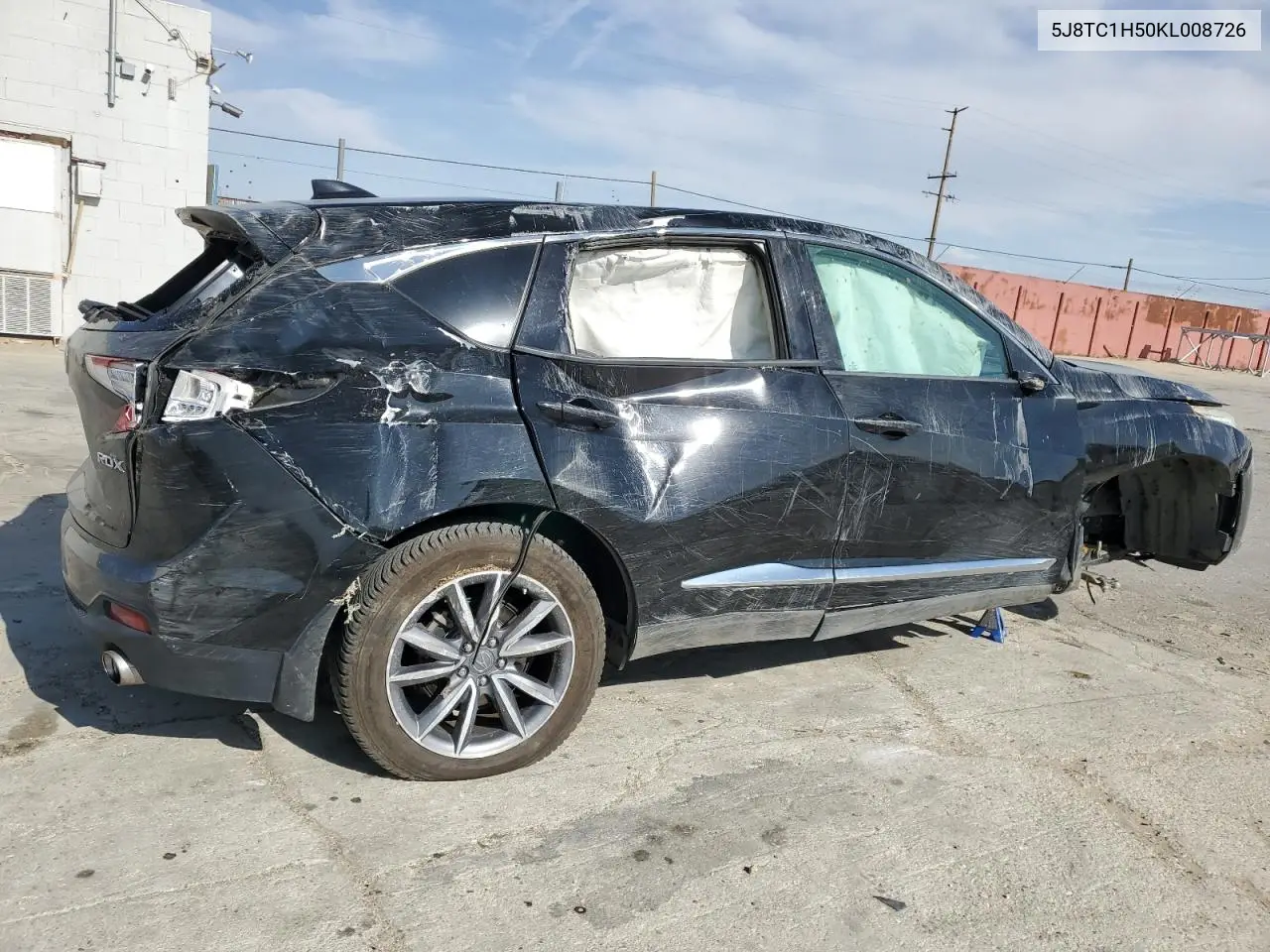 2019 Acura Rdx Technology VIN: 5J8TC1H50KL008726 Lot: 53744845