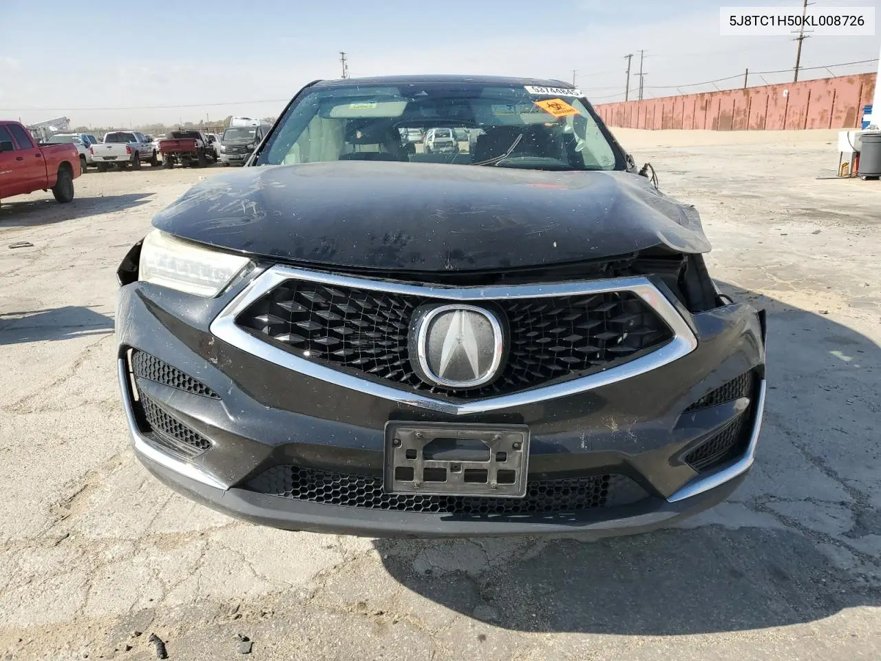 2019 Acura Rdx Technology VIN: 5J8TC1H50KL008726 Lot: 53744845